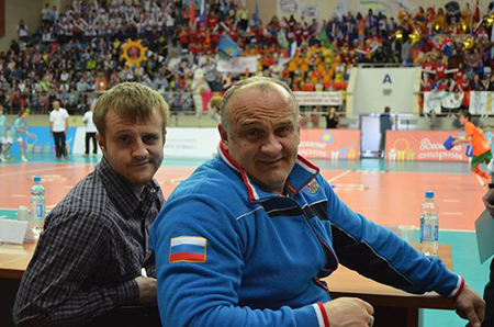 Алексей Огурцов с сыном Игорем
